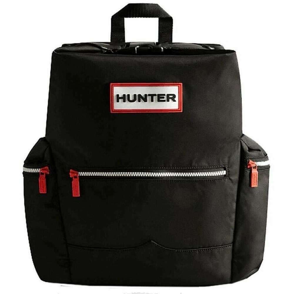 Hunter Nylon Large Topclip Backpack - Black